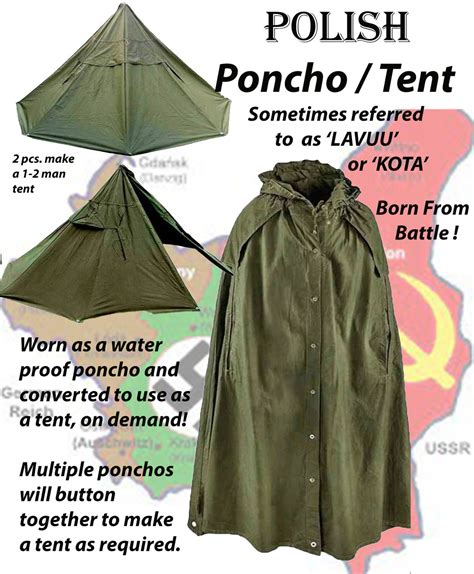 polish poncho army lavvu